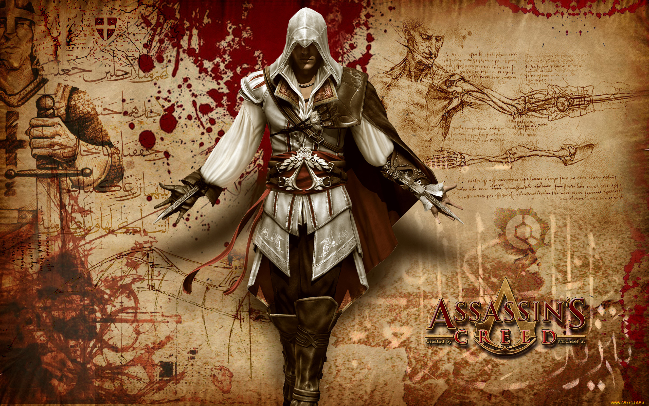 Обои Assassins Creed 2 Видео Игры Assassin`s Creed II, обои для рабочего  стола, фотографии assassins, creed, видео, игры, assassin`s, ii Обои для  рабочего стола, скачать обои картинки заставки на рабочий стол.